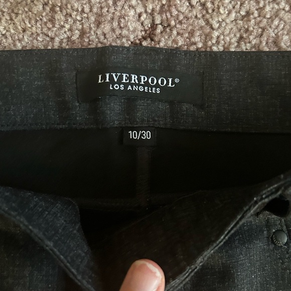 Liverpool LA-{Size 10/30}-Grey Tweed Skinny Jeans - Picture 2 of 7